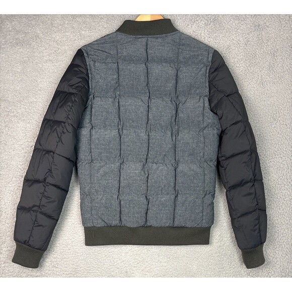 Scotch and Soda Men’s My Favoritve Quilted Puffer Jacket Grey Size Small - Picture 2 of 8